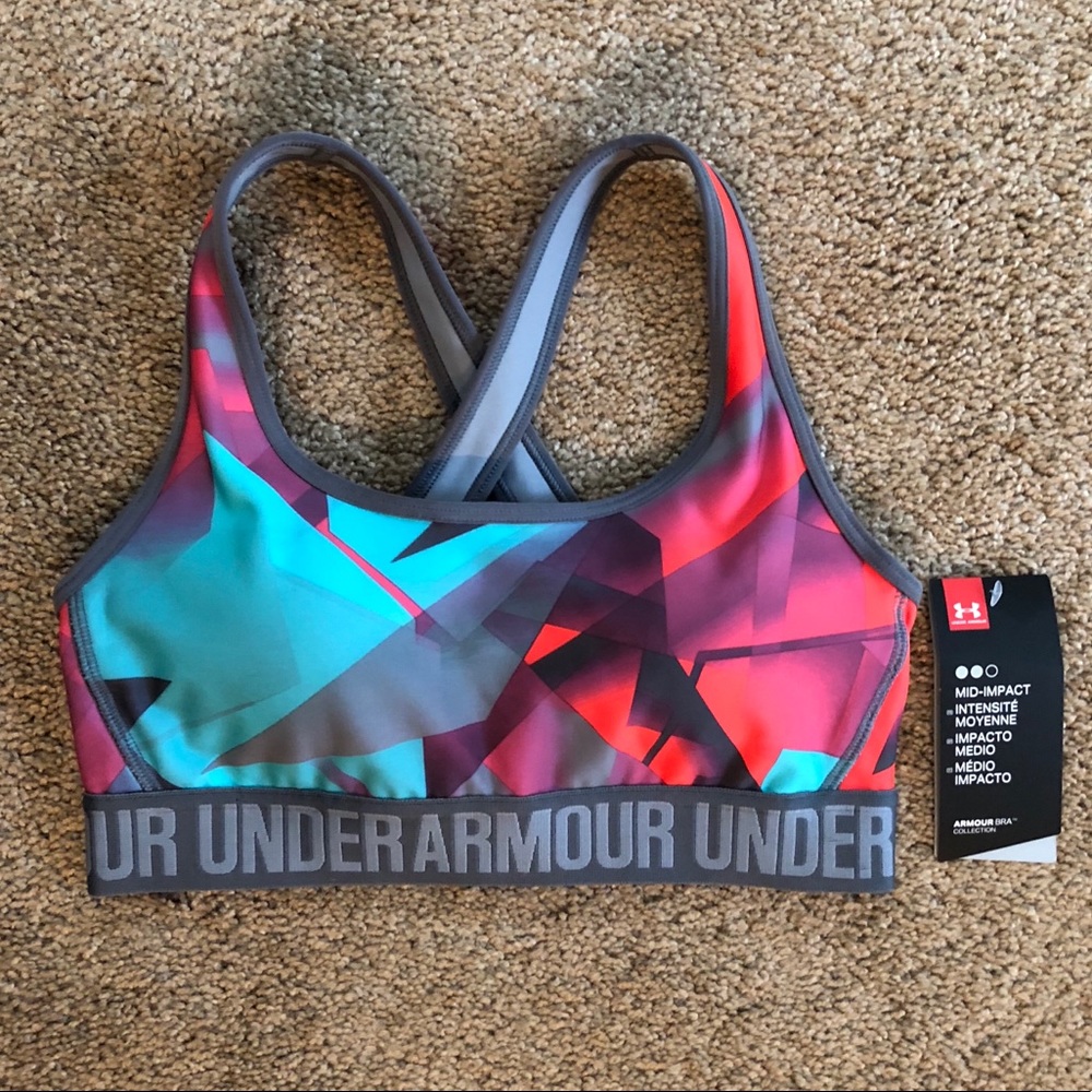 NWT Under Armour Crossback Sports Bra